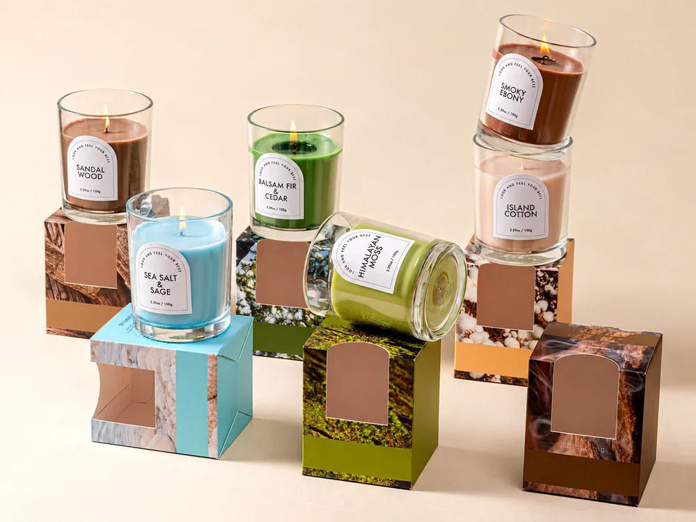 OLFAY fragrance laboratory team developing custom scents and packaging