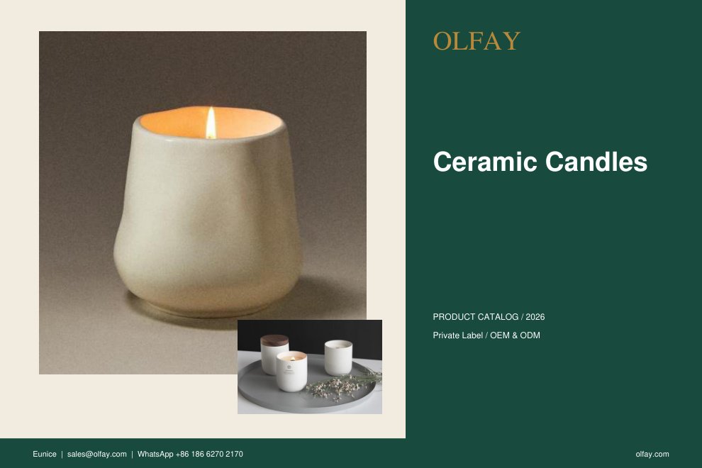 Ceramic Candles Catalog 2026 cover PDF cover