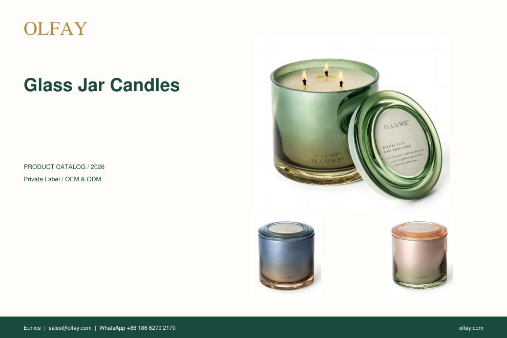 Glass Jar Candles Catalog 2026 cover PDF cover