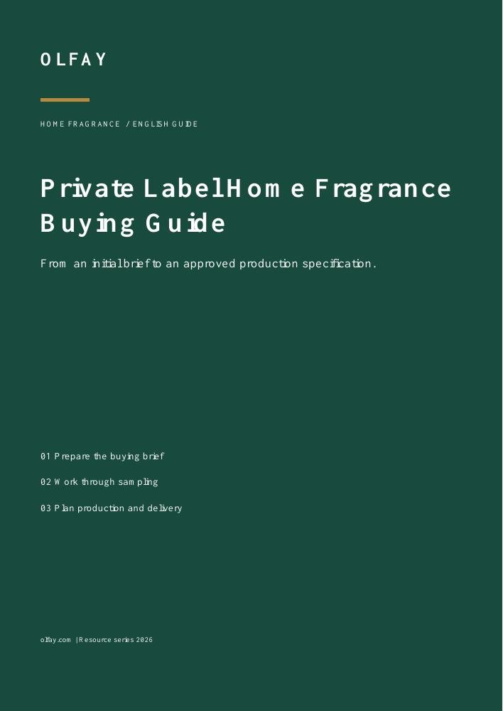 Private Label Home Fragrance Buying Guide cover PDF cover