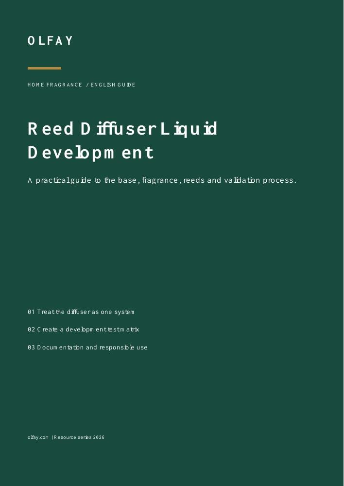 Reed Diffuser Liquid Development cover PDF cover